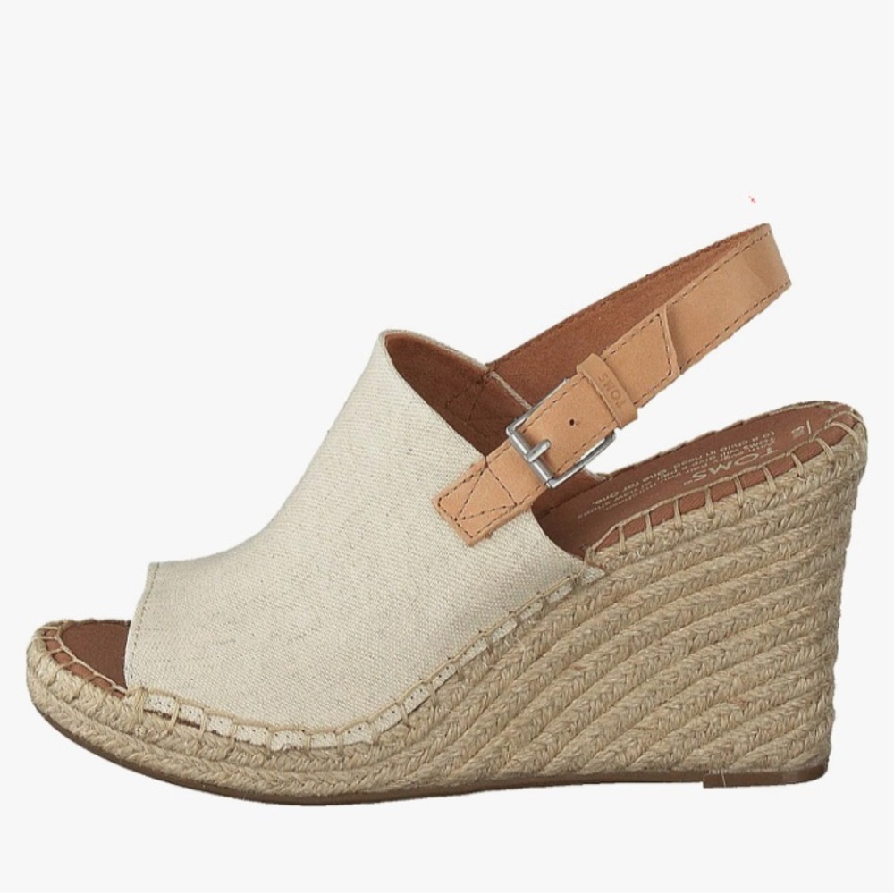 TOMS Women's Cream Espadrille Sandals
New with tags-Never worn